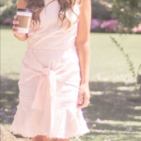 Fringe tie up dress - Picture 1 of 3